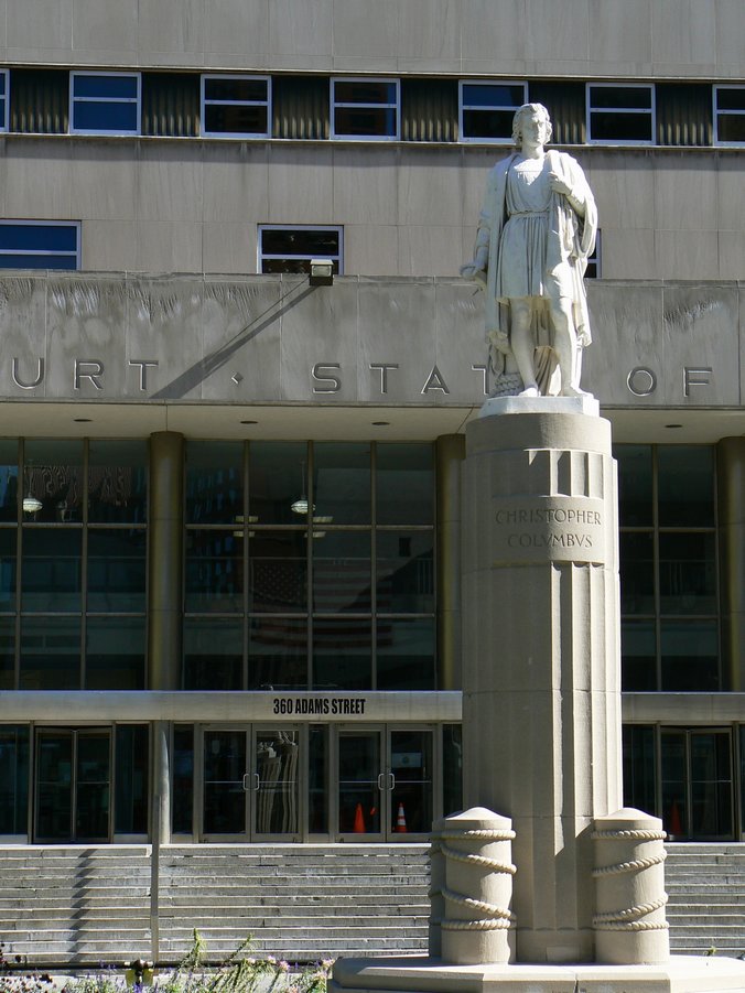 Brooklyn - Centre: Brooklyn State Supreme Court Building - Columbus Par 019
